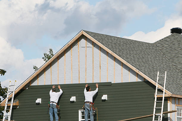 Professional Siding Replacement technician working in Weatogue, CT